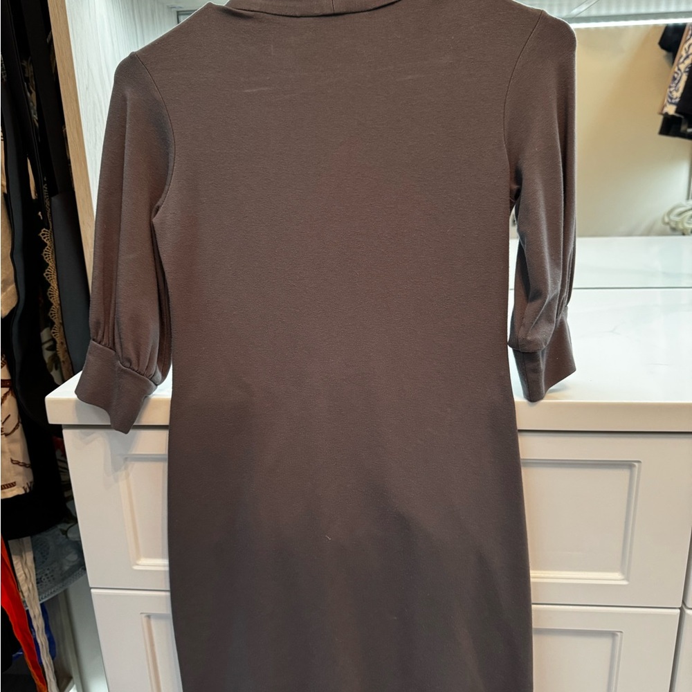 Elegant Grey Women's Dress Size Small - Picture 3 of 4